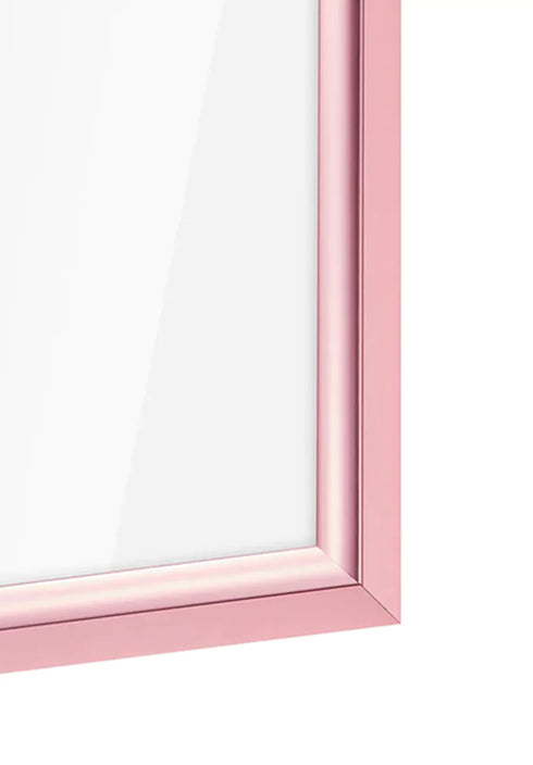 Set Of 2 Rose Gold Metallic Frames 50x70cm